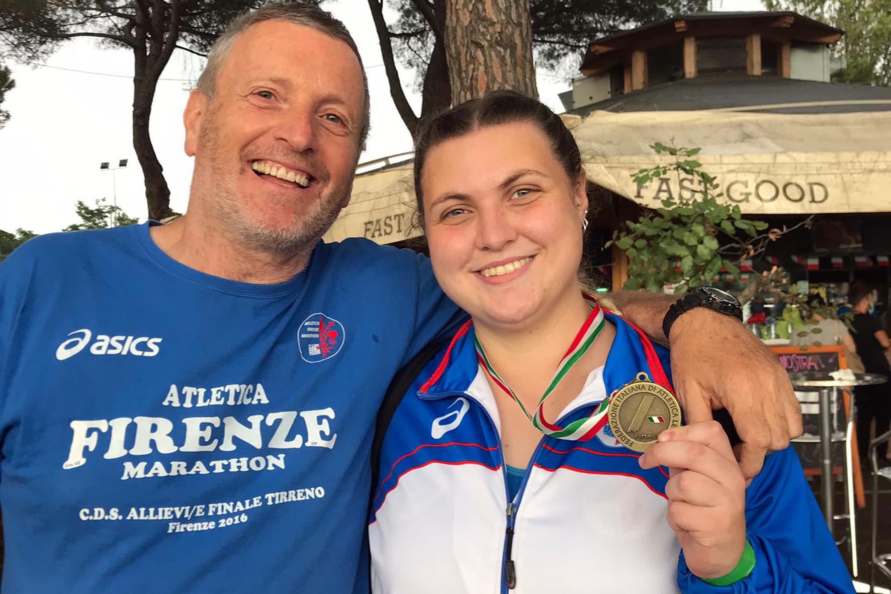 Chiara Salvagnoni vince il bronzo nel peso ai Campionati Italiani Promesse