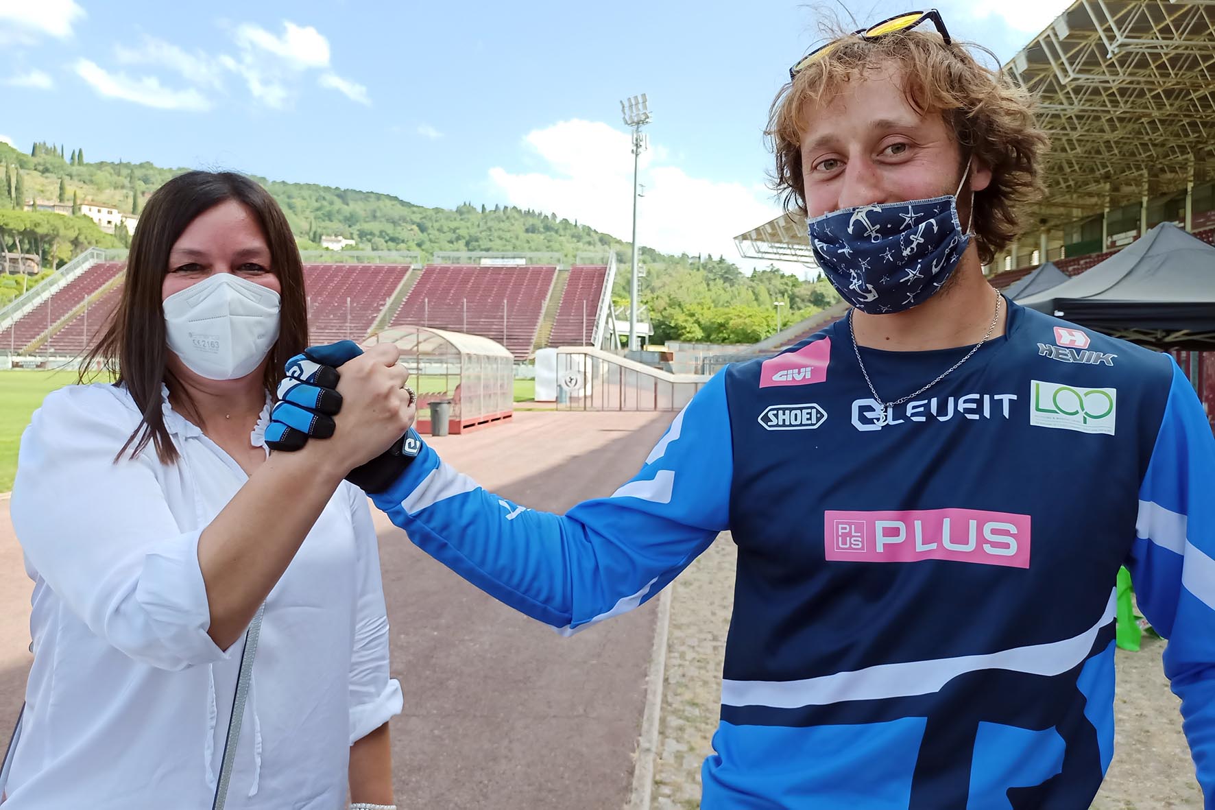 Le emozioni della mototerapia allo stadio di Arezzo per i ragazzi con autismo