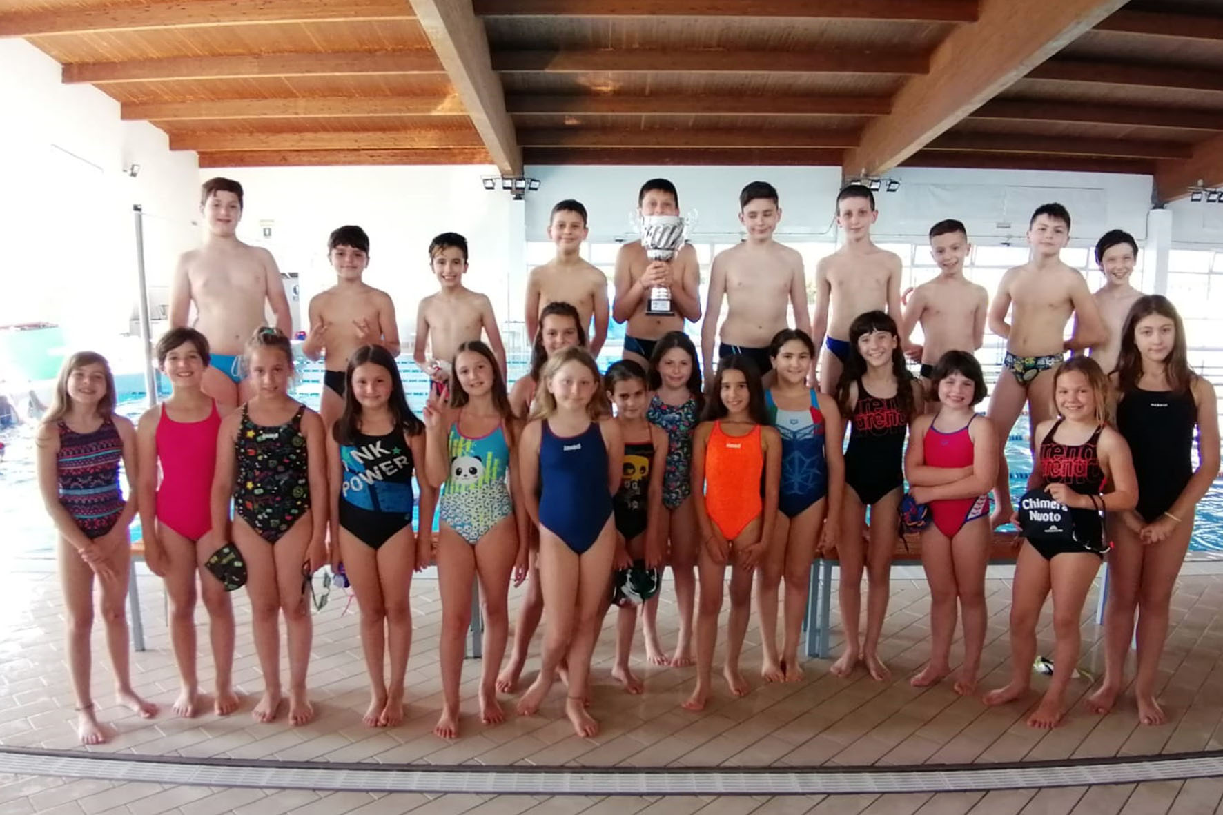 Chimera Nuoto sull’apice della Toscana: terzo posto al Campionato Regionale a Squadre per Esordienti B