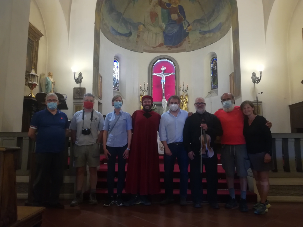 Il Cammino di Dante in Casentino fa Tappa a Subbiano per due giorni