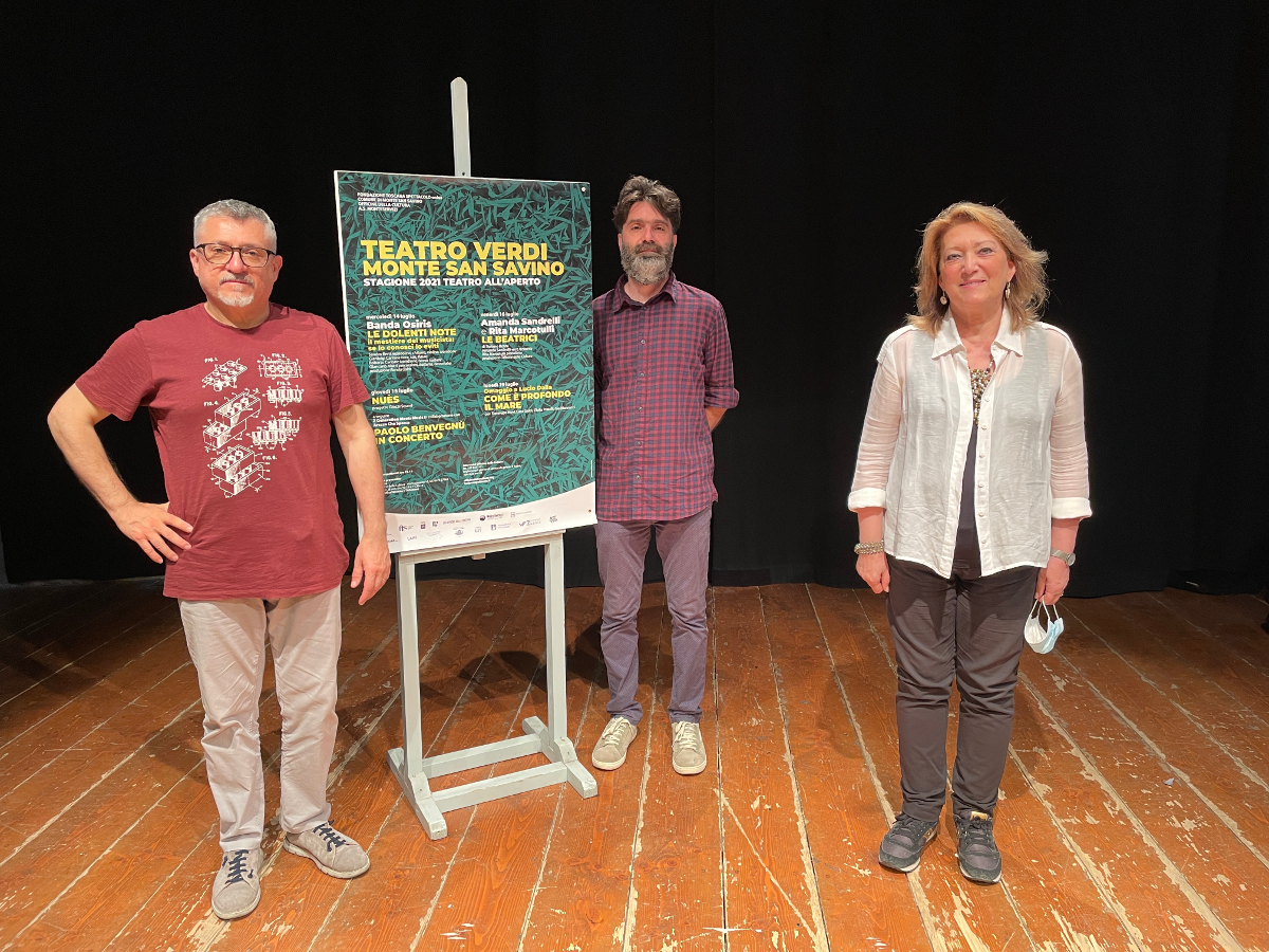 Il Teatro Verdi ricomincia all’aperto con Banda Osiris, Benvegnù, Sandrelli e Novi
