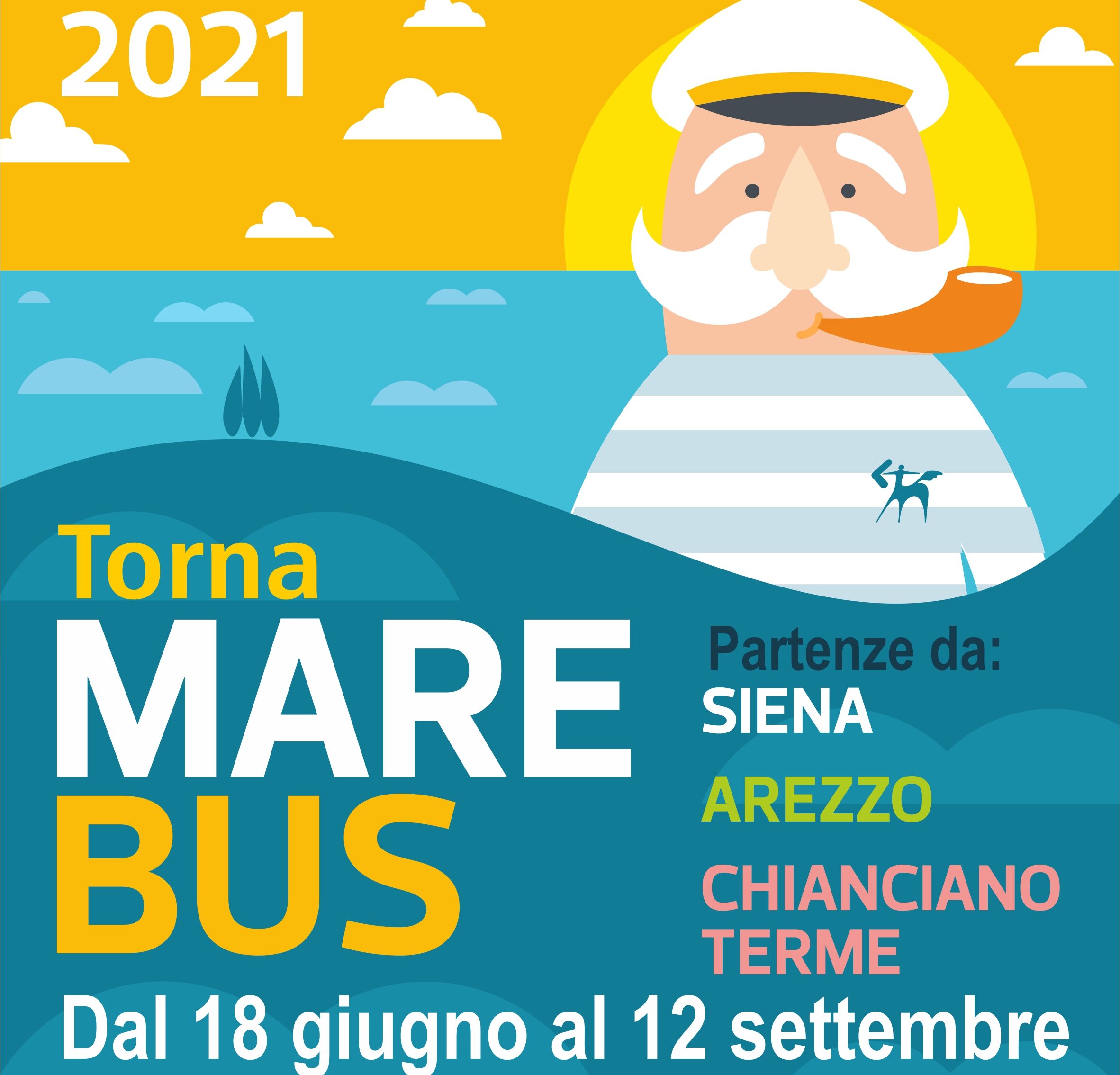 Dal 18 giugno torna MareBus: partenze da Siena, Arezzo e Chianciano Terme