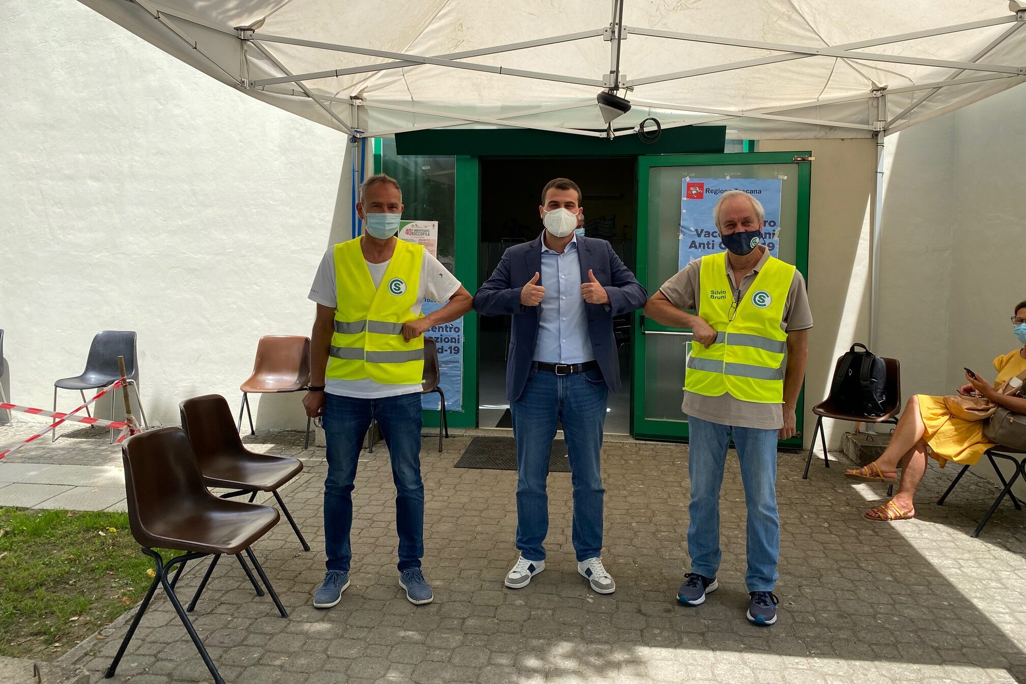 Il Sindaco ringrazia i volontari del Centro Sociale per il loro operato nella campagna vaccinale