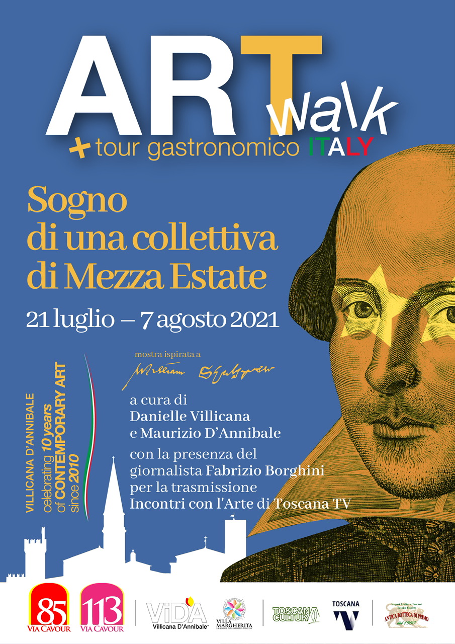 “Sogno di una collettiva di Mezza Estate”: torna il secondo appuntamento con “ARTwalk + tour gastronomico ITALY”