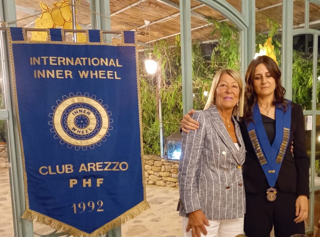 Erica Canocchi è la nuova presidente del Club Inner Wheel di Arezzo C.A.R.F.