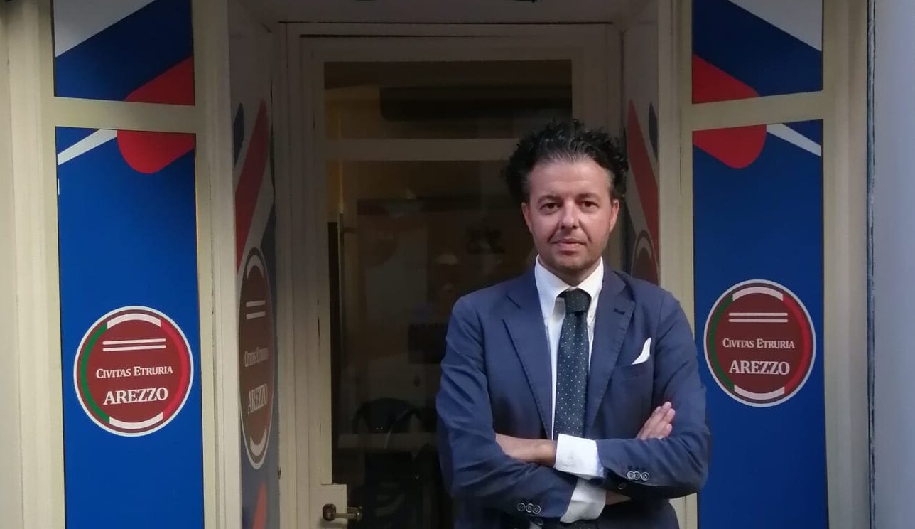 Il Presidente Alessio Alterini, e i membri della Civitas Arezzo, aderiscono a “Coraggio Italia” 