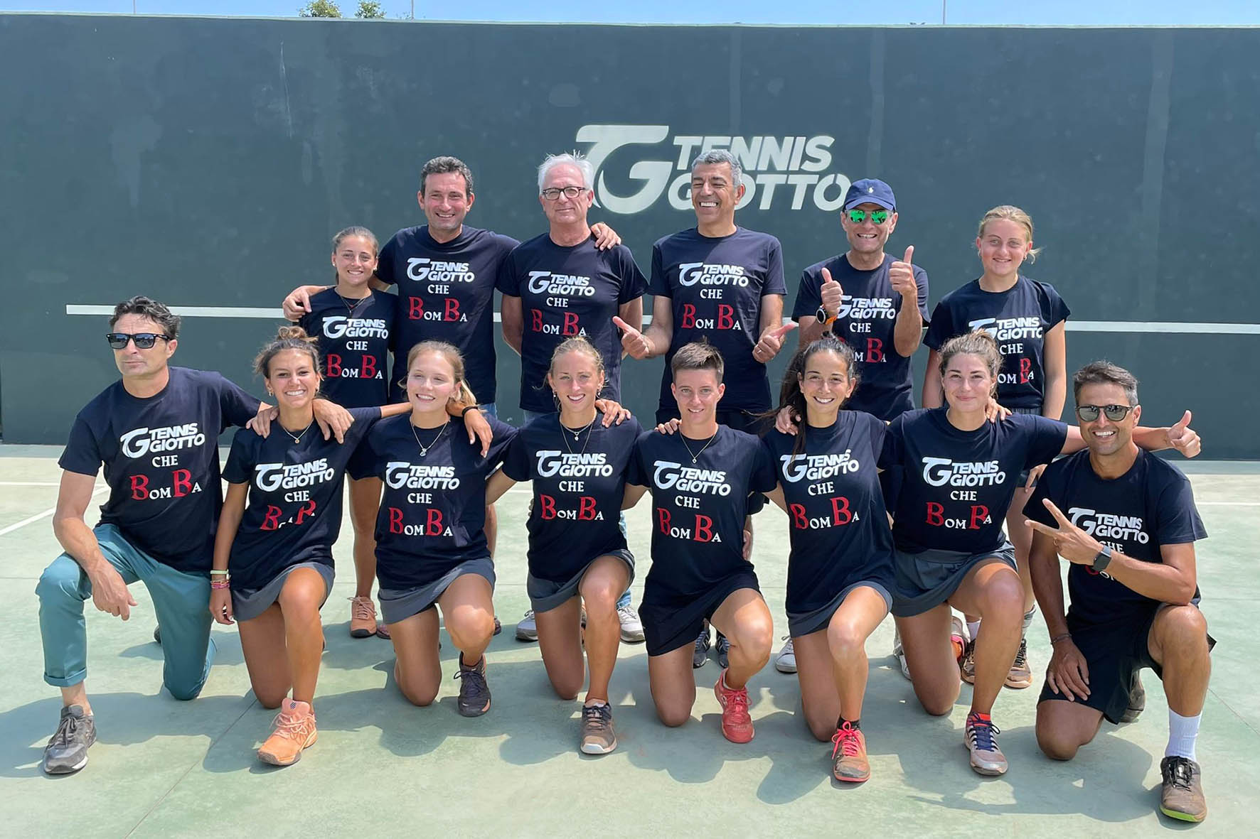 Il Tennis Giotto festeggia la promozione nella B2 femminile