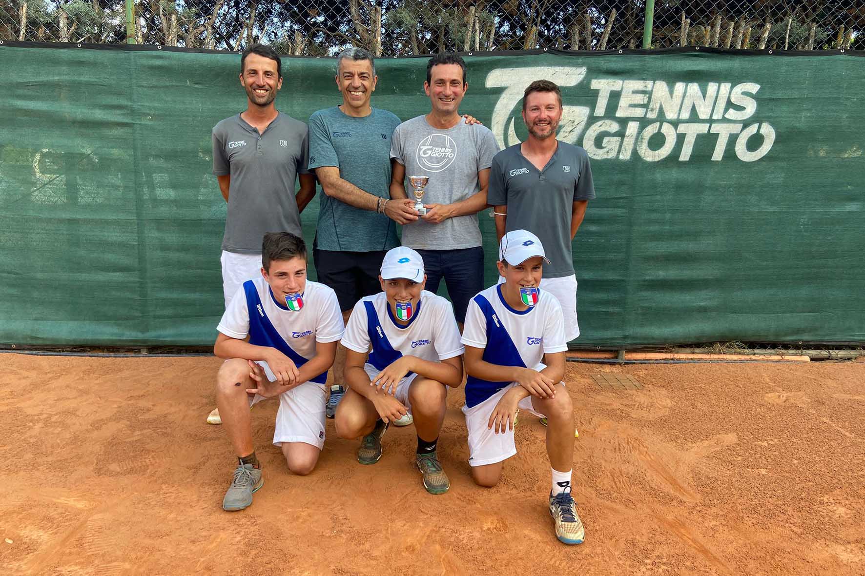 Il Tennis Giotto vince il titolo regionale con la squadra Under14
