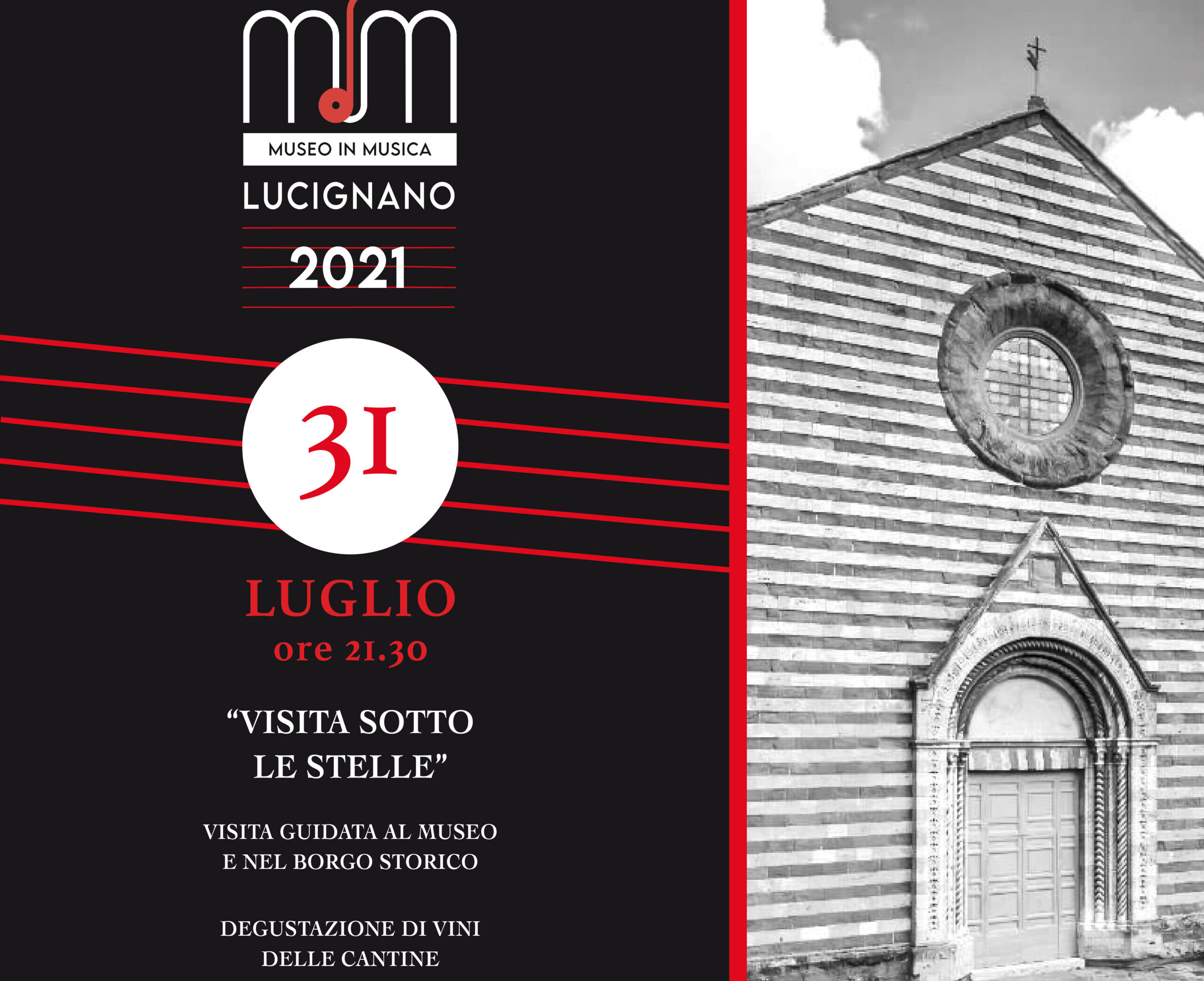 Visita sotto le stelle a Lucignano