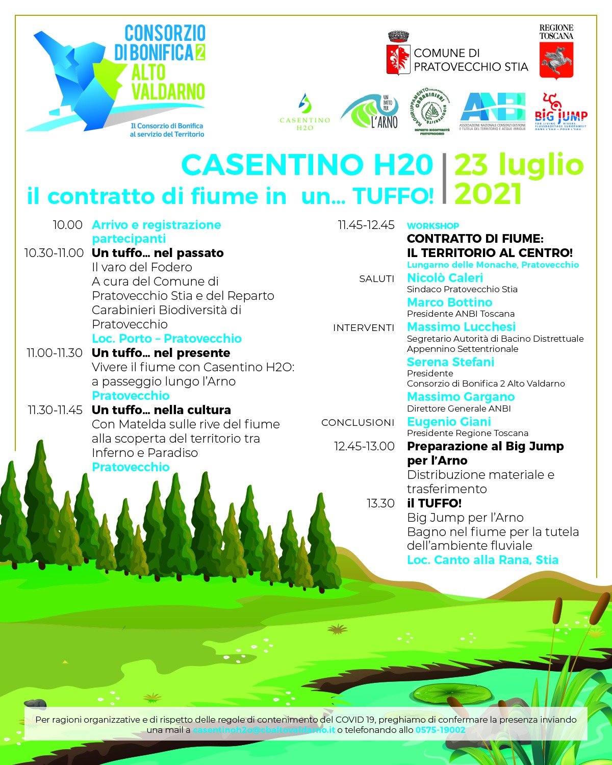 Casentino H20: tutto pronto per il Festival dell’Arno Casentinese