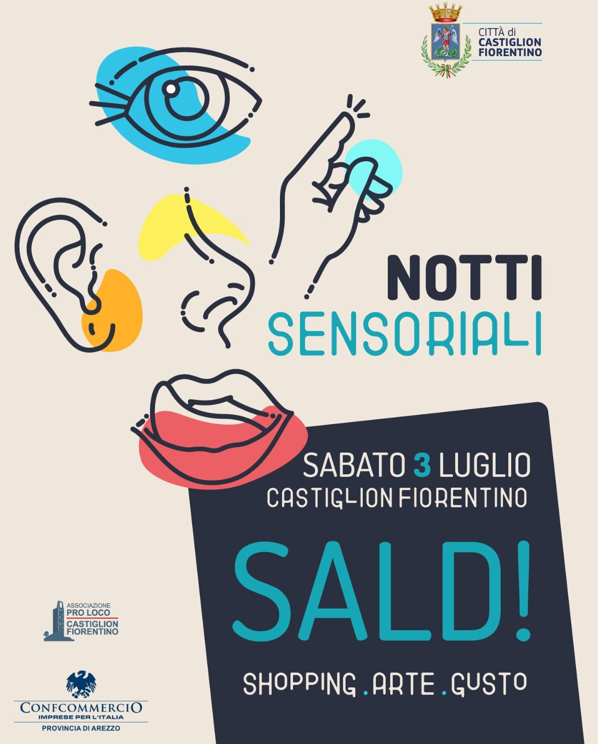 “Notti Sensoriali”: l’estate castiglionese prosegue con l’inizio dei saldi