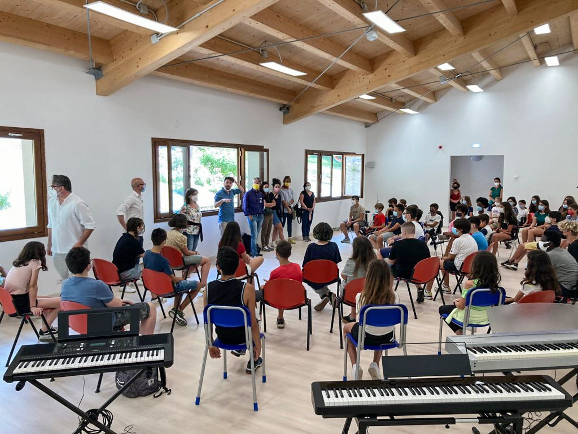“Acqua, aria, terra e fuoco”: sabato 17 luglio a Chiusi della Verna concerto degli allievi junior di Oida Campus