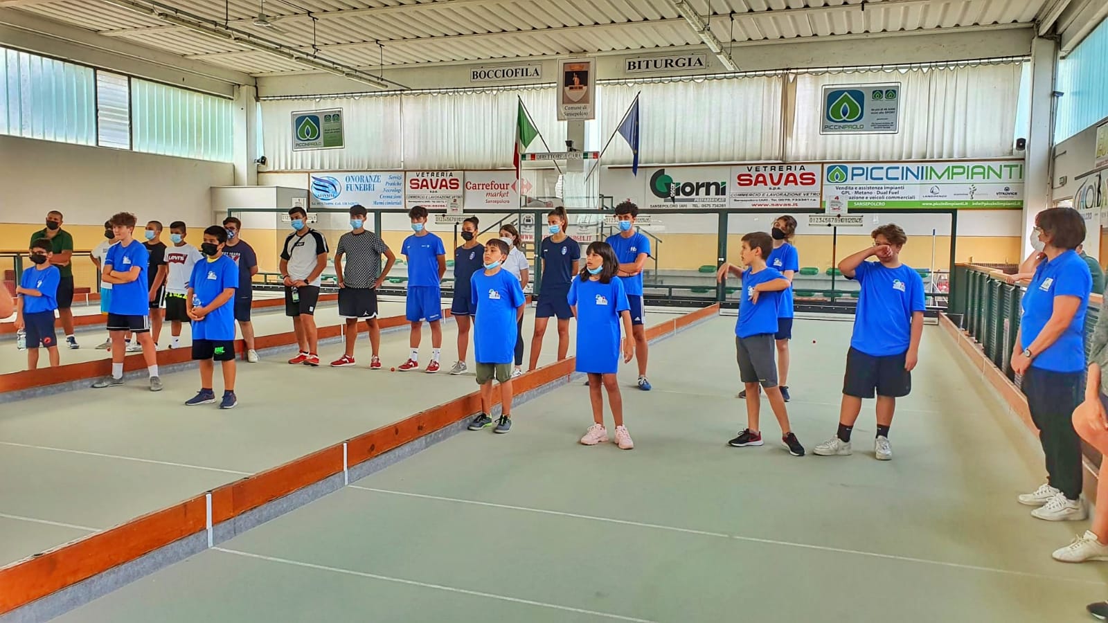 Stage di allenamento per i giovani boccisti toscani e umbri