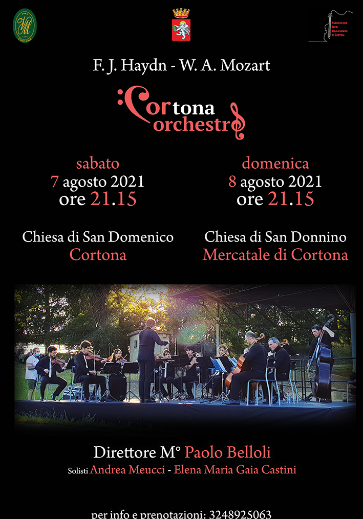 Haydn e Mozart con la Cor Orchestra: due concerti a Cortona e Mercatale
