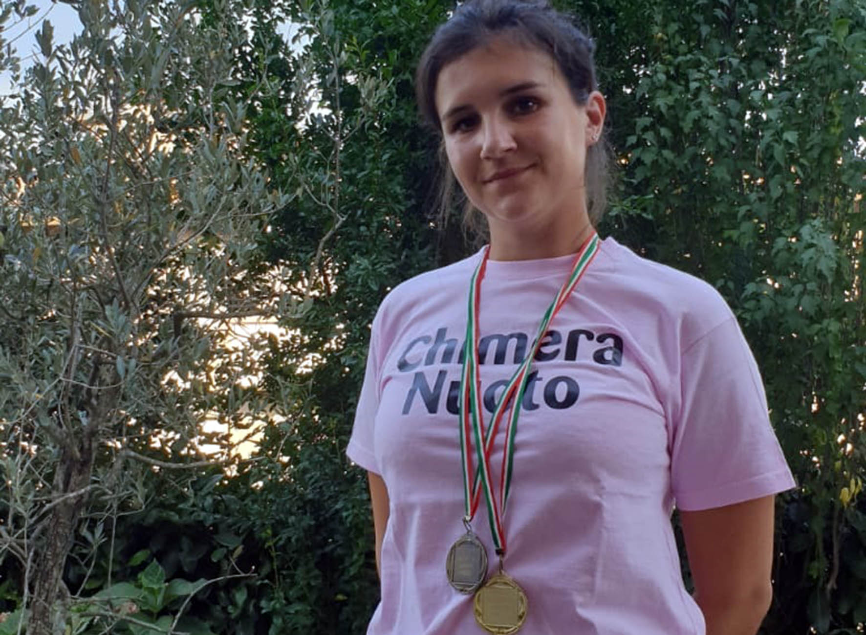 Chiara Fucini della Chimera Nuoto è campionessa italiana Master