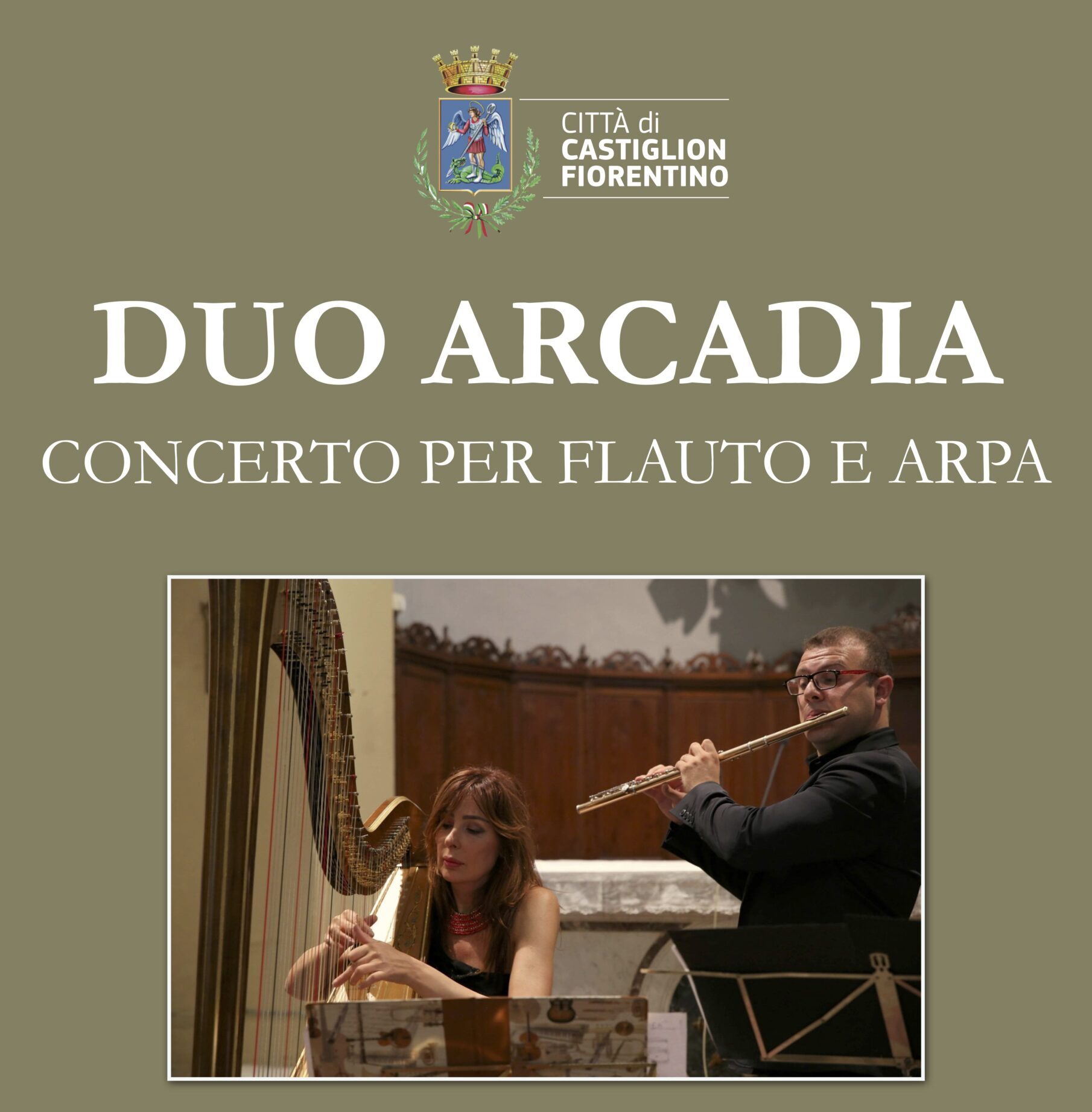 Castiglion Fiorentino, sabato il concerto del “Duo Arcadia”