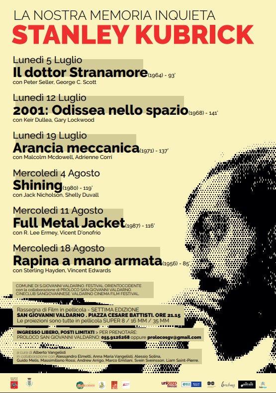 San Giovanni: gli appuntamenti di agosto con il cinema di Kubrick