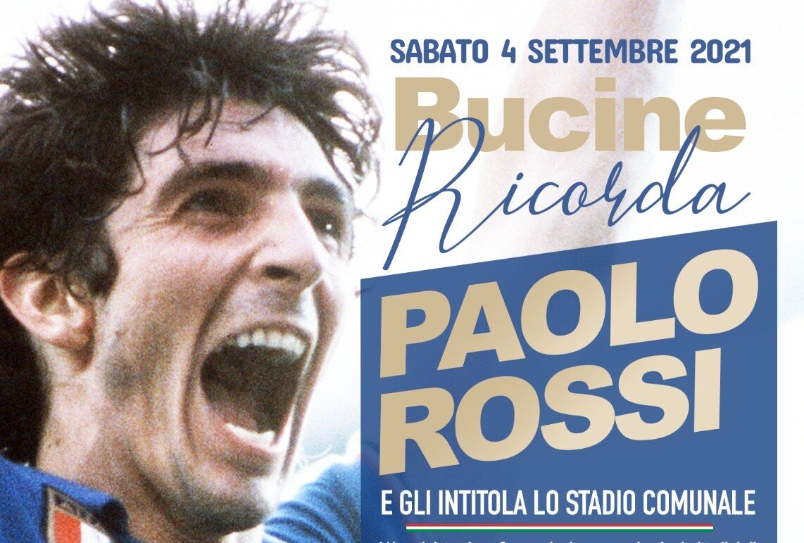 Bucine ricorda Paolo Rossi e gli intitola lo stadio comunale