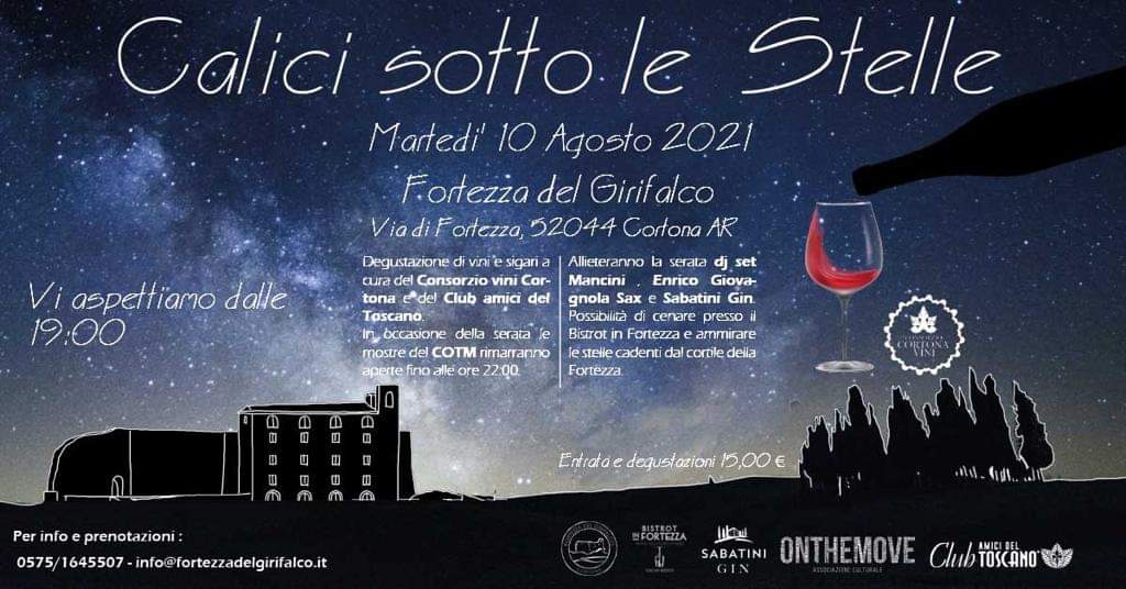 Calici sotto le stelle alla Fortezza del Girifalco, una notte di San Lorenzo unica