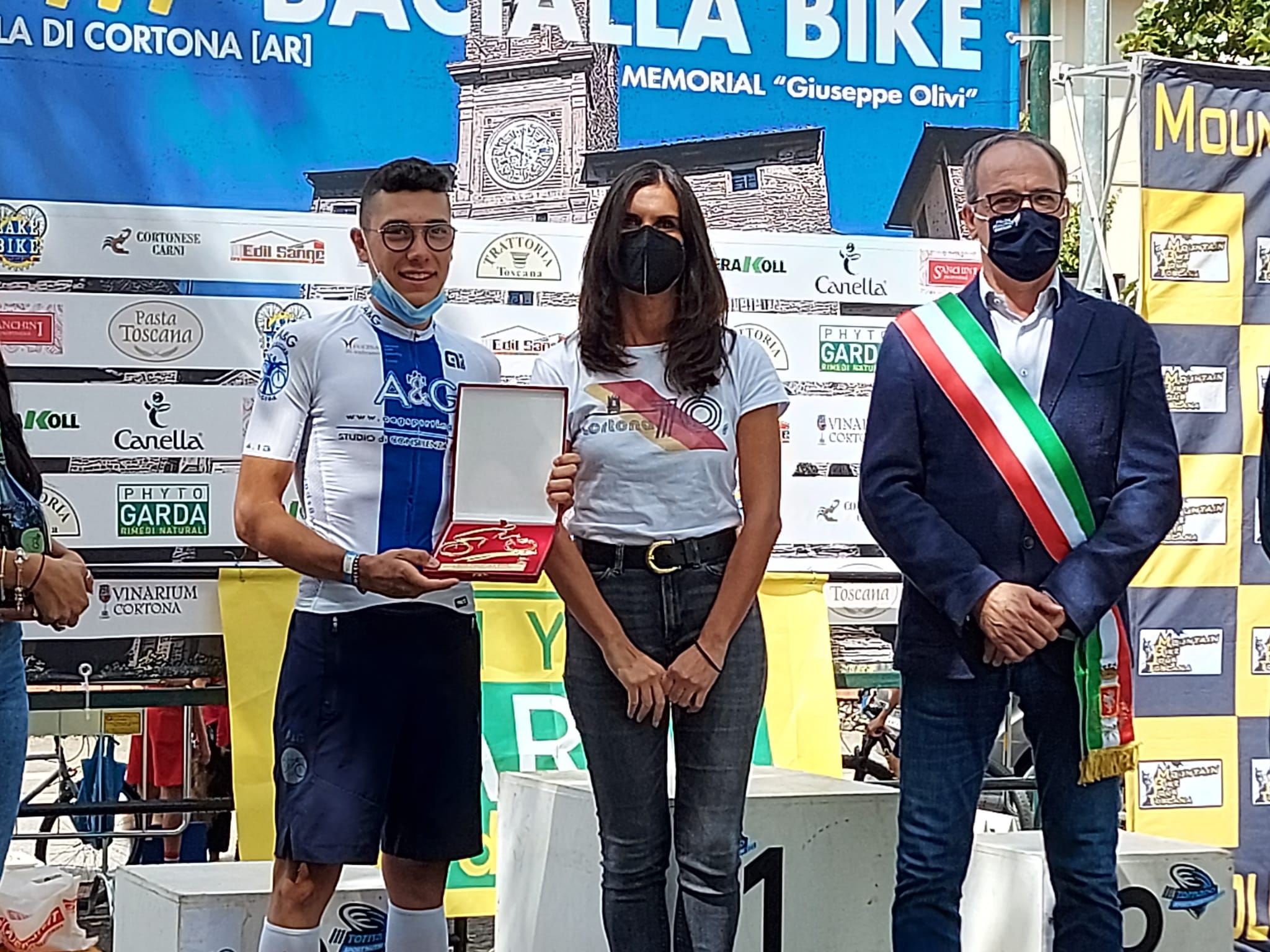 Cortona, a Saitta il «Premio Gino Bartali» della Bacialla Bike