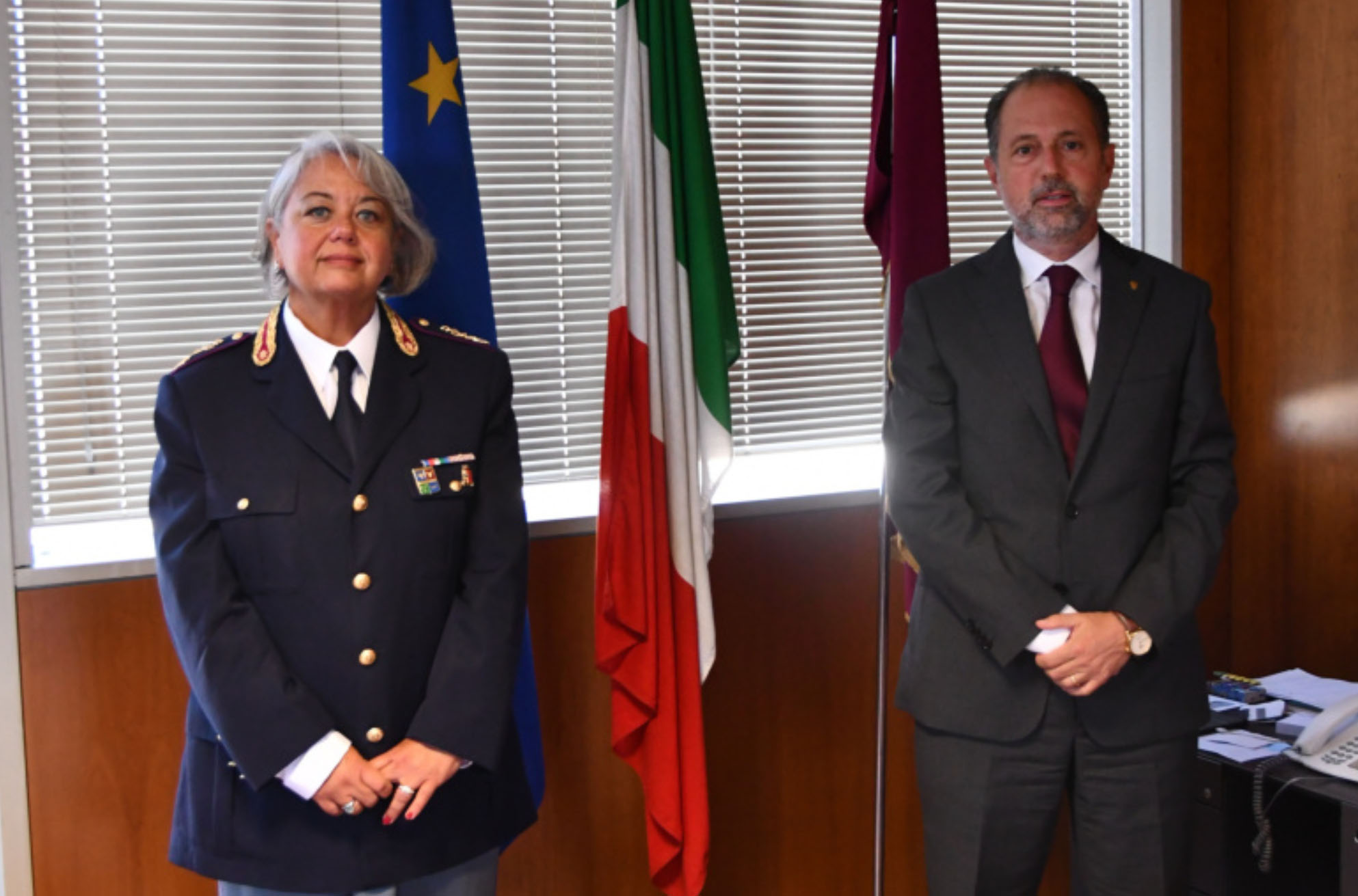 La Dott.ssa Maria Rita Mammone ha assunto la direzione della Divisione Polizia Amministrativa, Sociale e dell’Immigrazione della Questura aretina