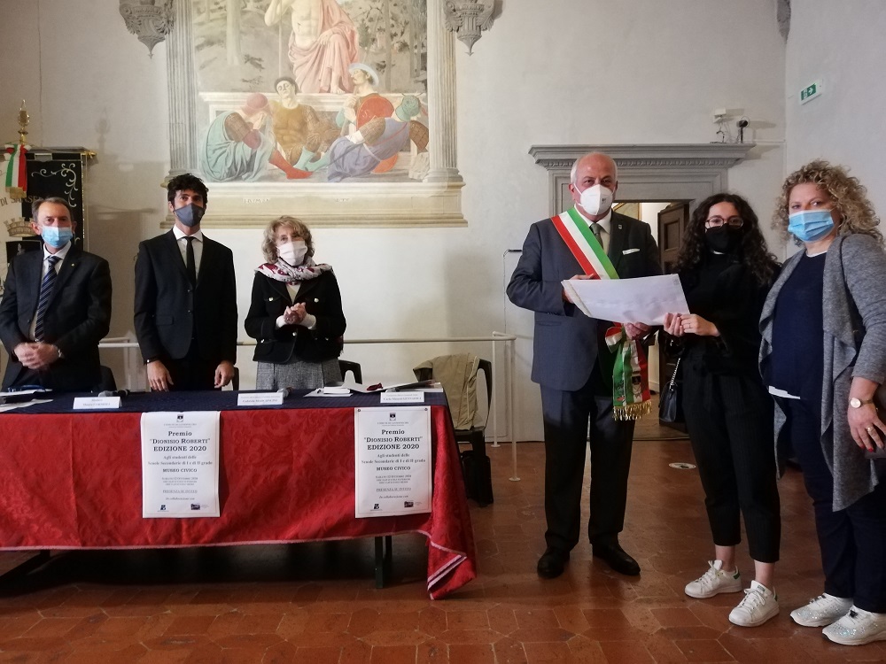 Premio Dionisio Roberti, riconoscimento a 152 studenti
