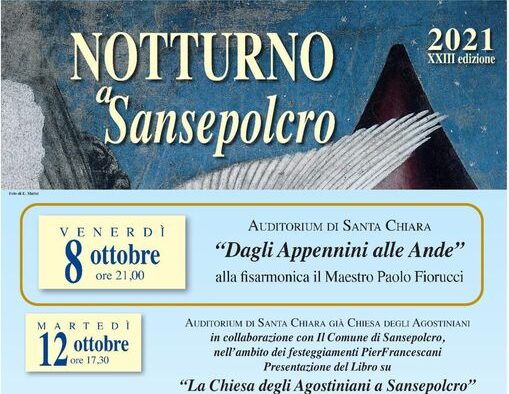 “Notturno a Sansepolcro” tra libri, concerti e arte