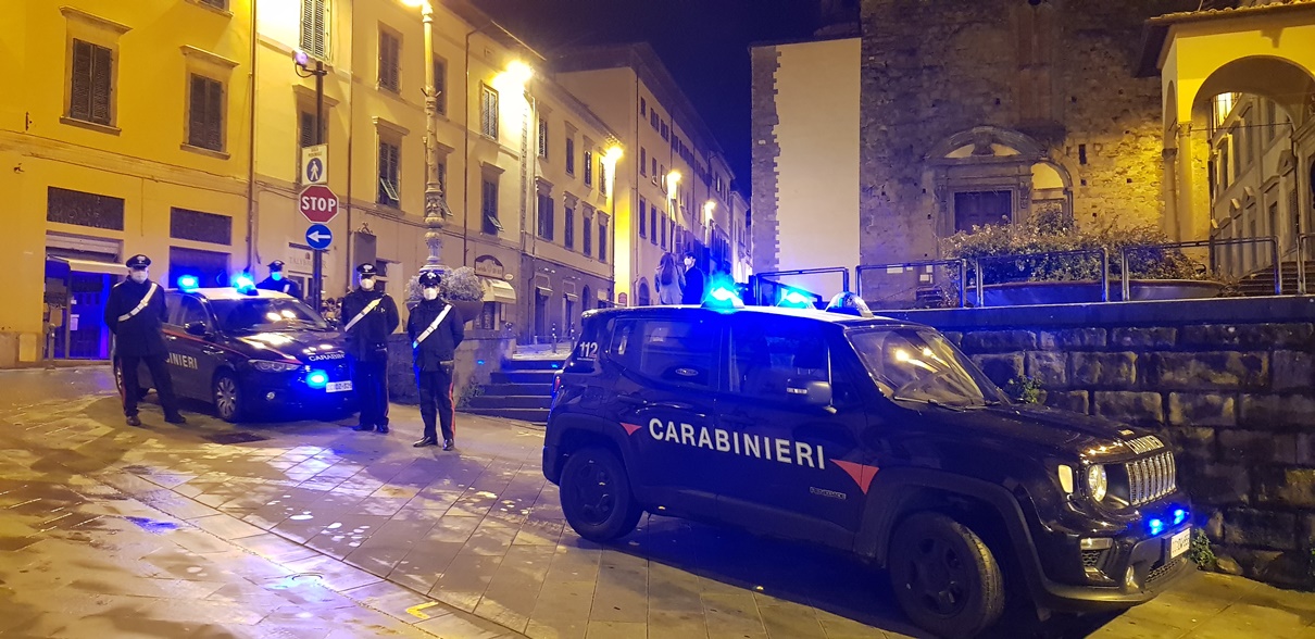 Arezzo: controlli in città un arresto e tre denunce