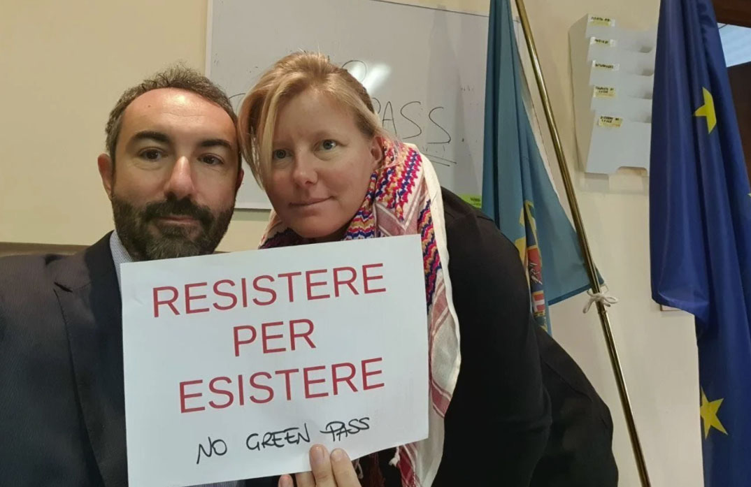 Barillari occupa gli uffici della Regione Lazio: “Non ho il Green Pass, resisto”