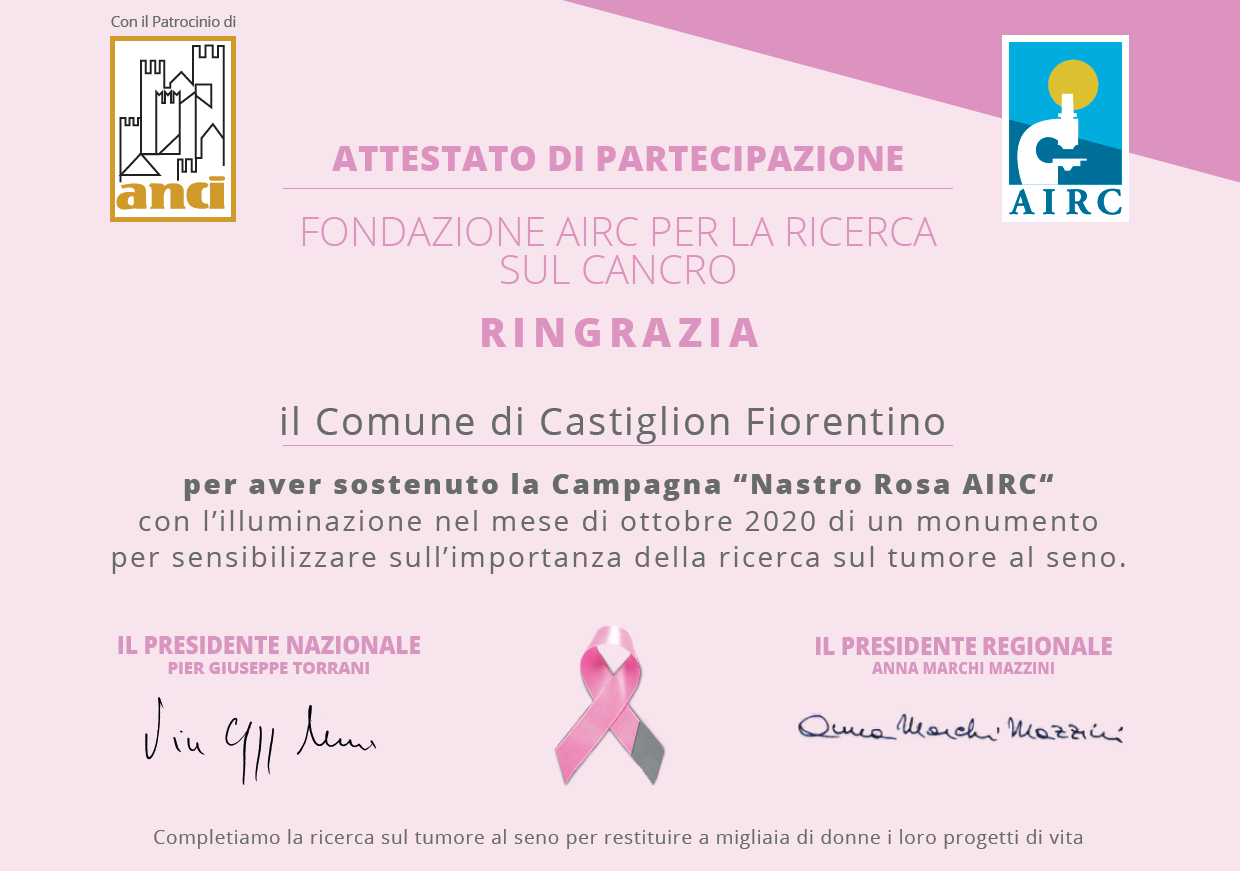 1 ottobre: Palazzo San Michele si tinge di rosa 1 ottobre: Palazzo San Michele si tinge di rosa