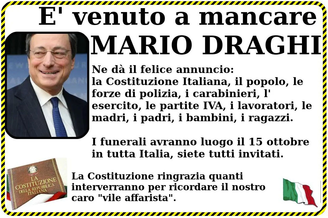 Minacce a Draghi nella chat dei no vax