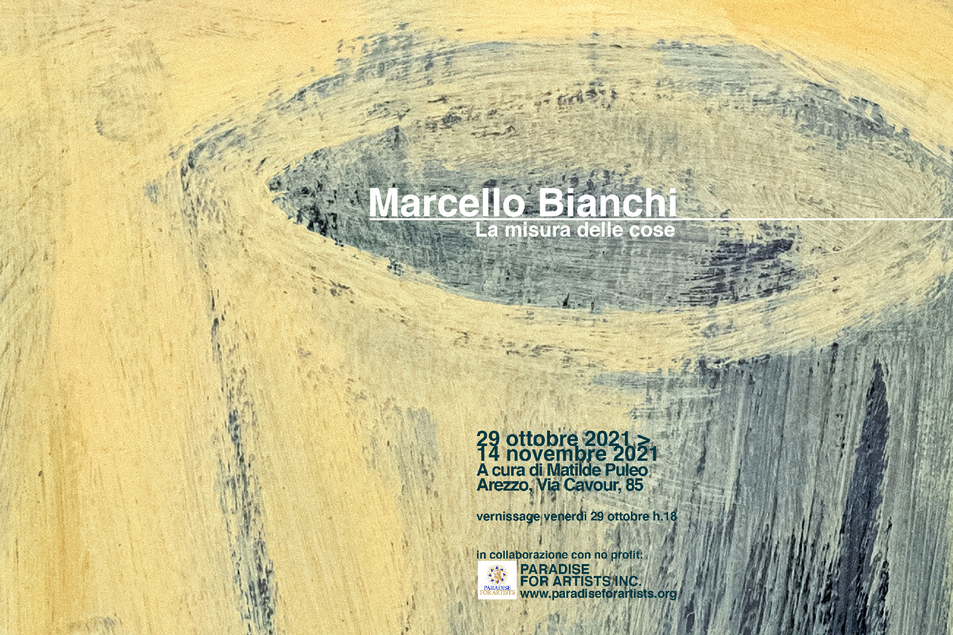 “La misura delle cose”: la mostra personale dell’aretino Marcello Bianchi