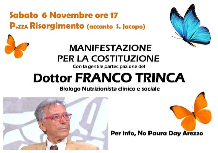 Domani il “No paura day” ad Arezzo