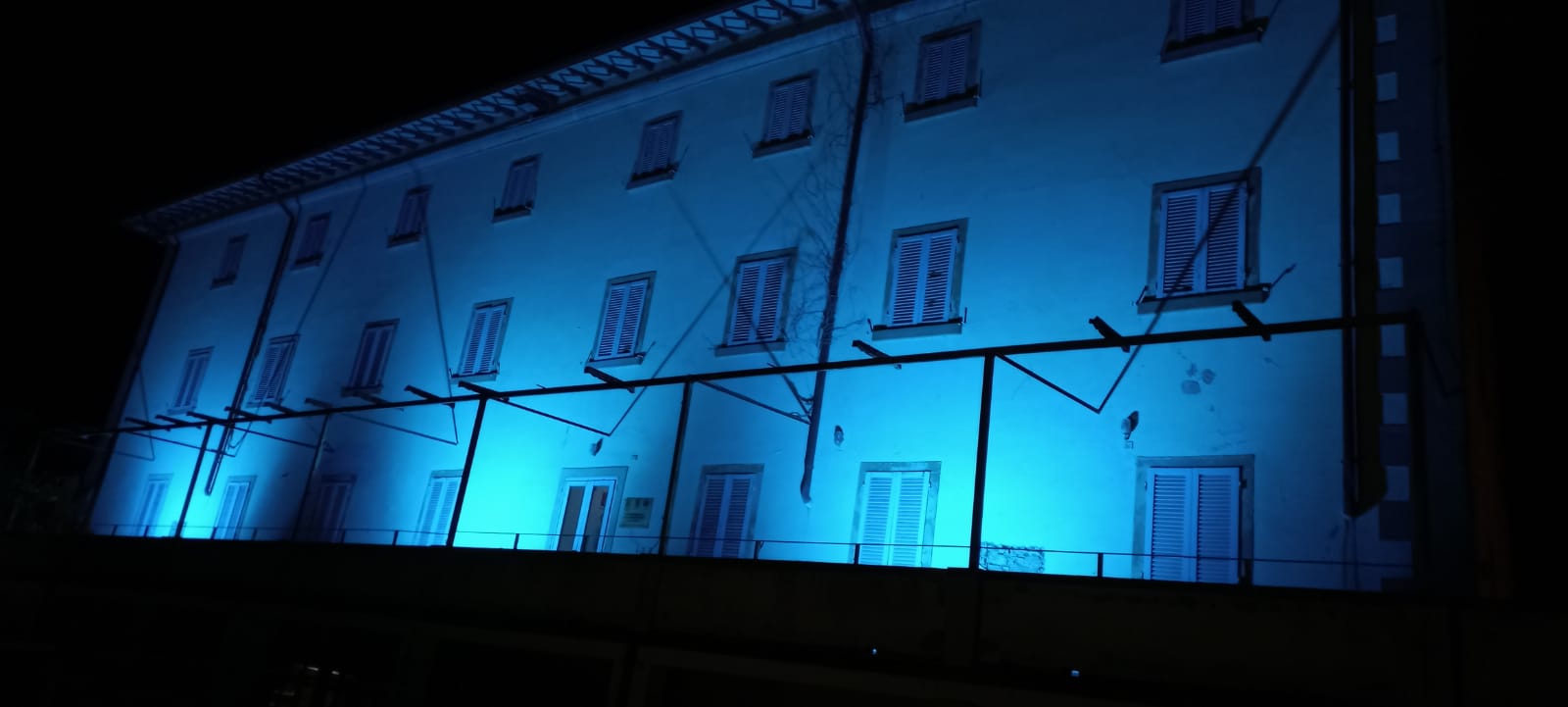 Civitella aderisce alla Giornata mondiale del diabete 2021: Villa Mazzi si illumina di azzurro