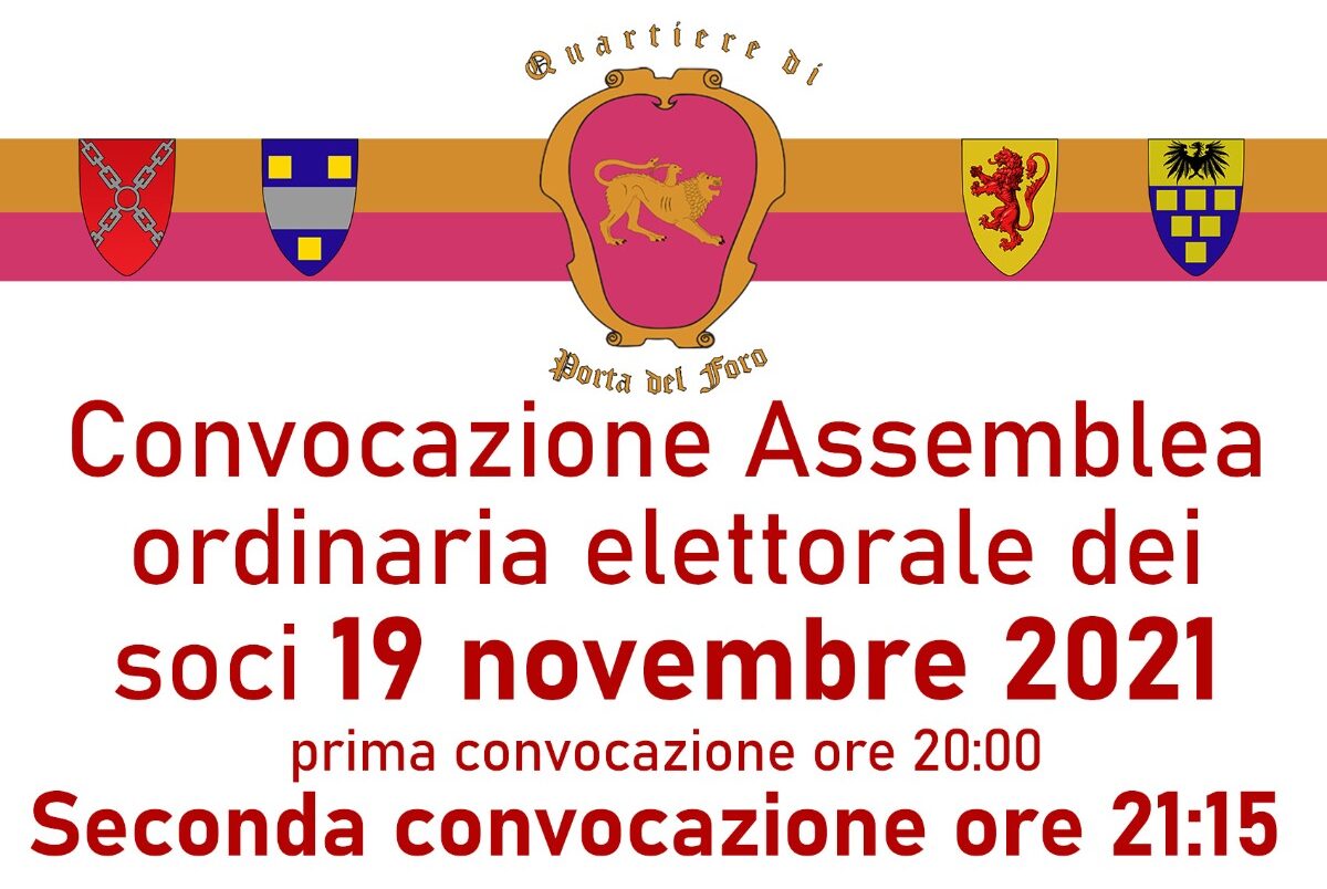 Porta del Foro convoca l’assemblea ordinaria dei soci