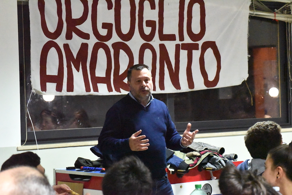 Emozionante serata di O. Amaranto al Bagnoro con Pronto Donna, Acf Arezzo e S.S. Arezzo