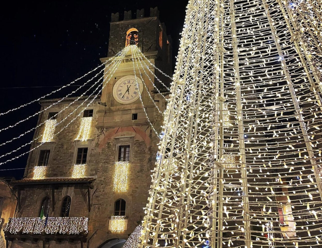Cortona, tutto pronto per l’inaugurazione degli eventi di Natale