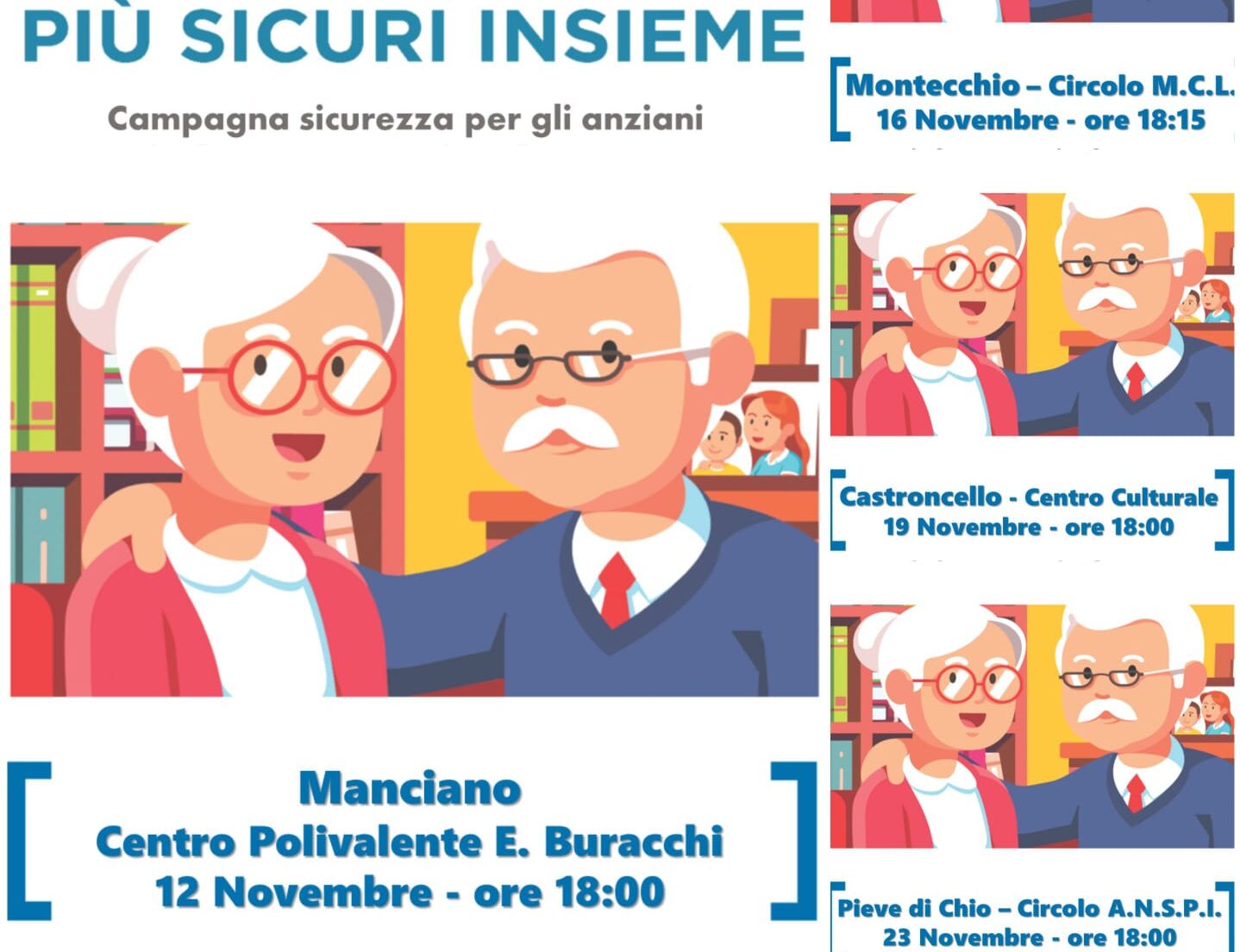 A Castiglion F.no prevenzione del fenomeno delle truffe agli anziani