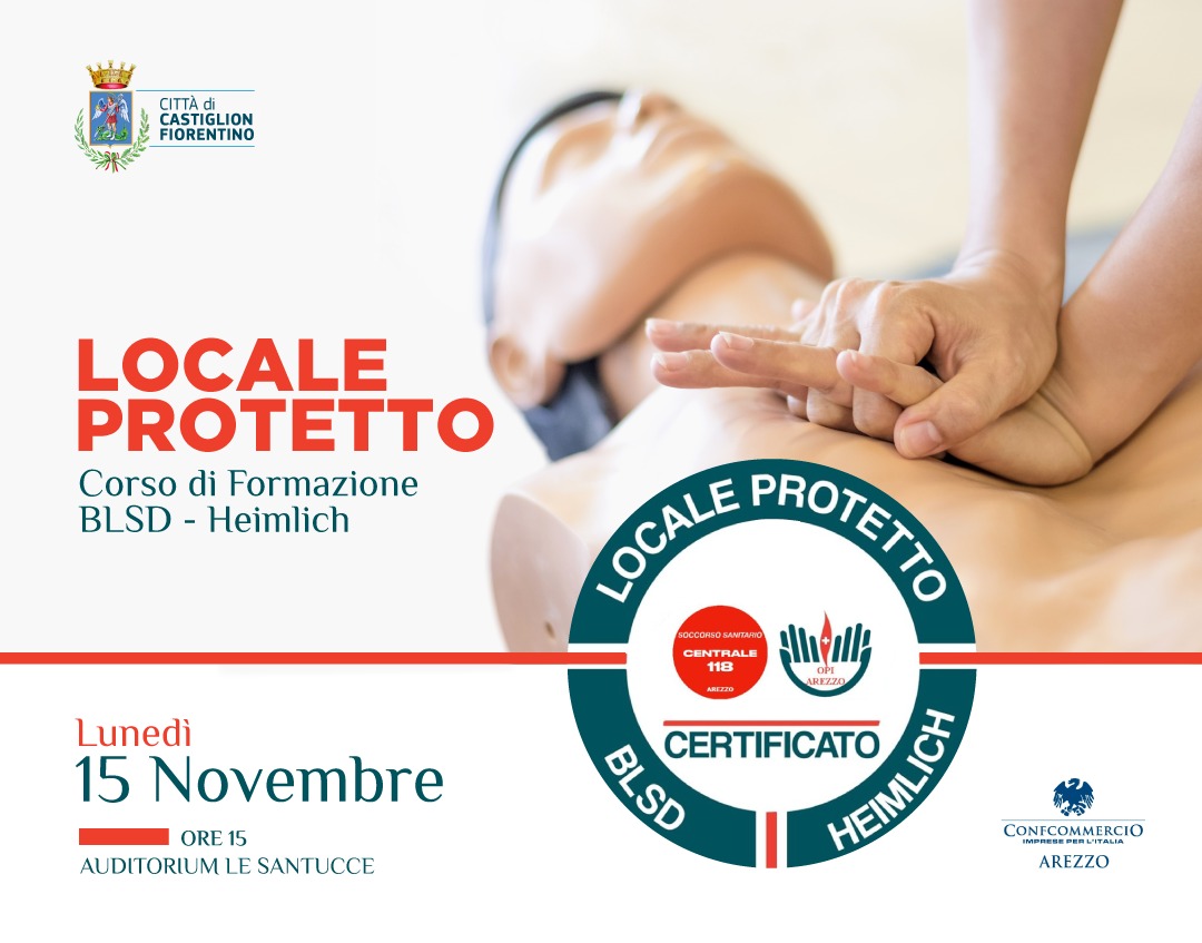 Progetto Locale Protetto: il corso di formazione gratuito sulle manovre anti soffocamento