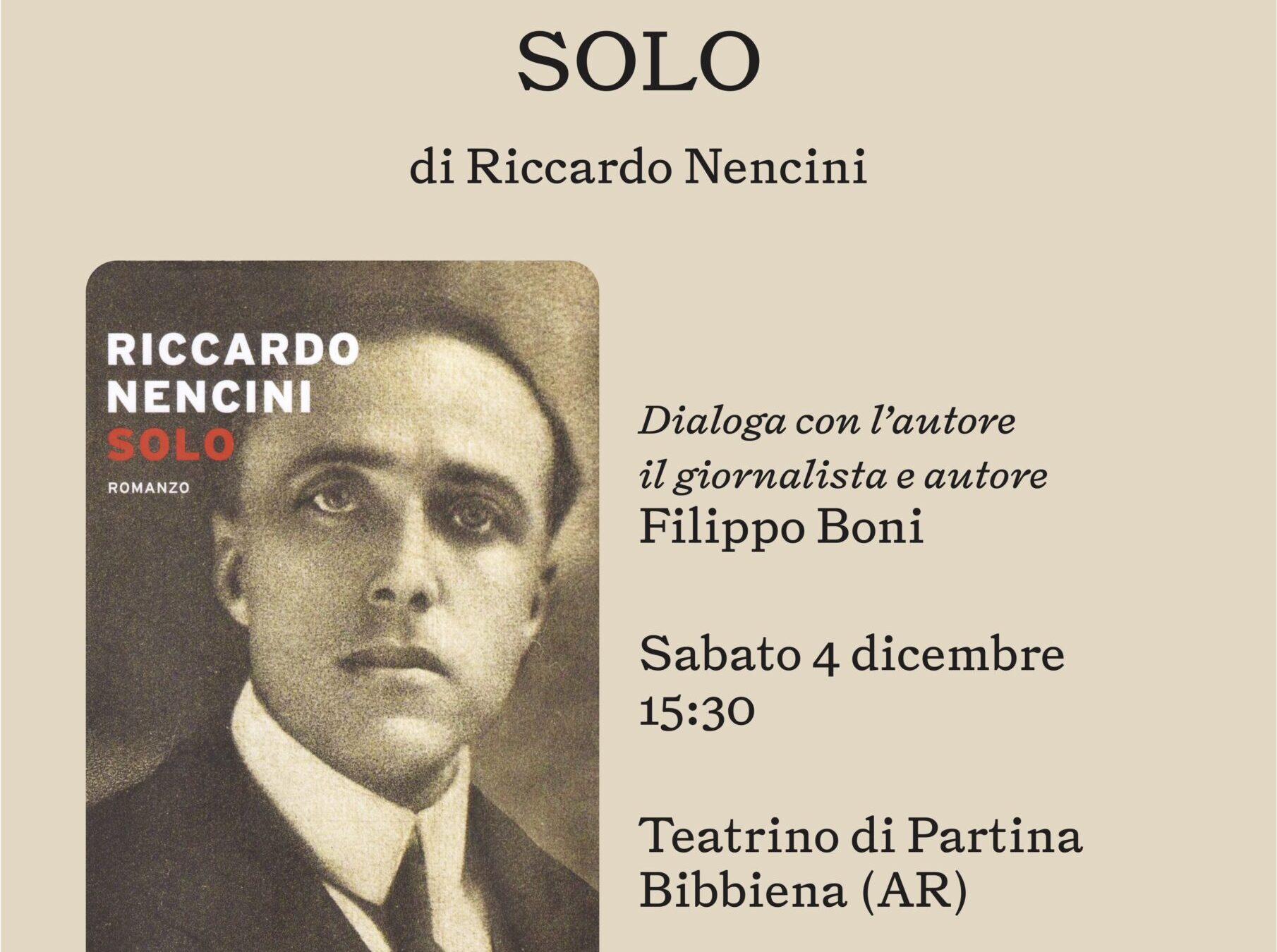 Riccardo Nencini presenta “Solo”: un libro dedicato a Giacomo Matteotti