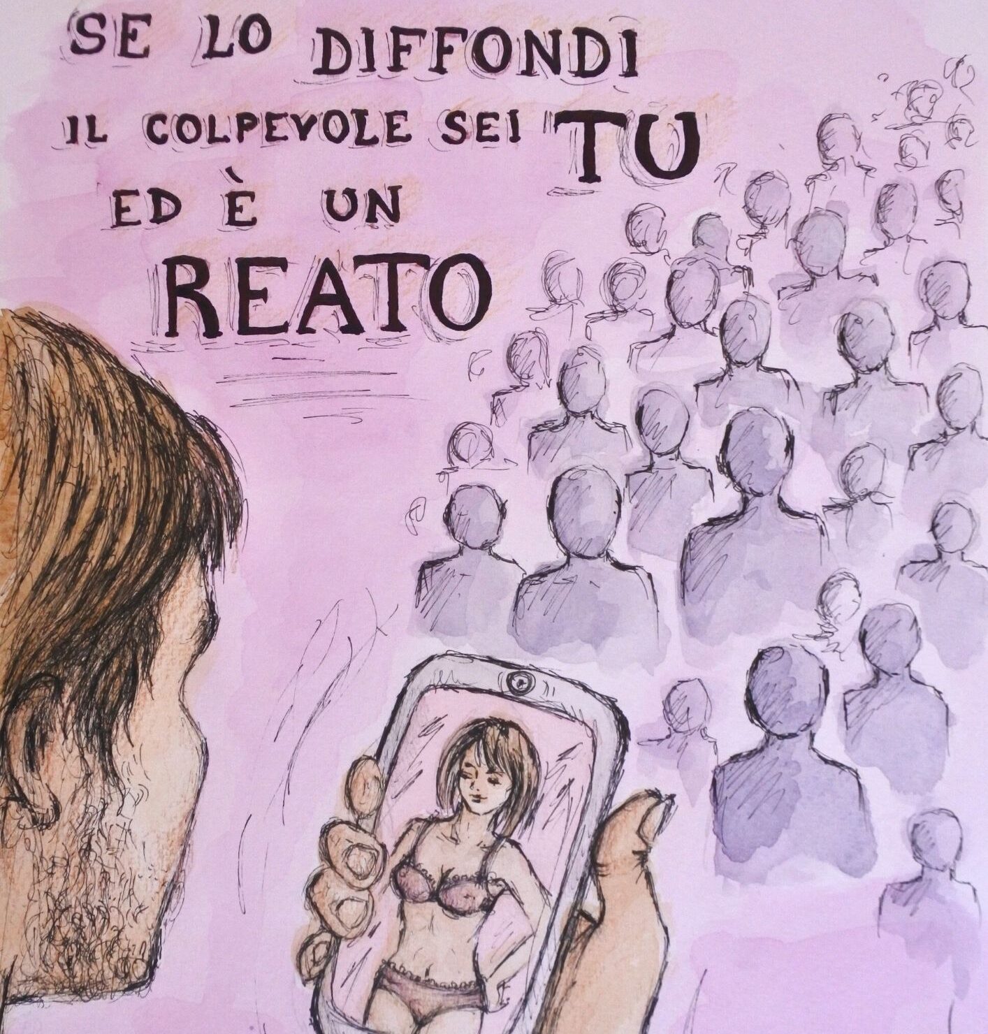 Monte San Savino: i disegni di Laura Davitti per la Giornata contro la violenza sulle donne