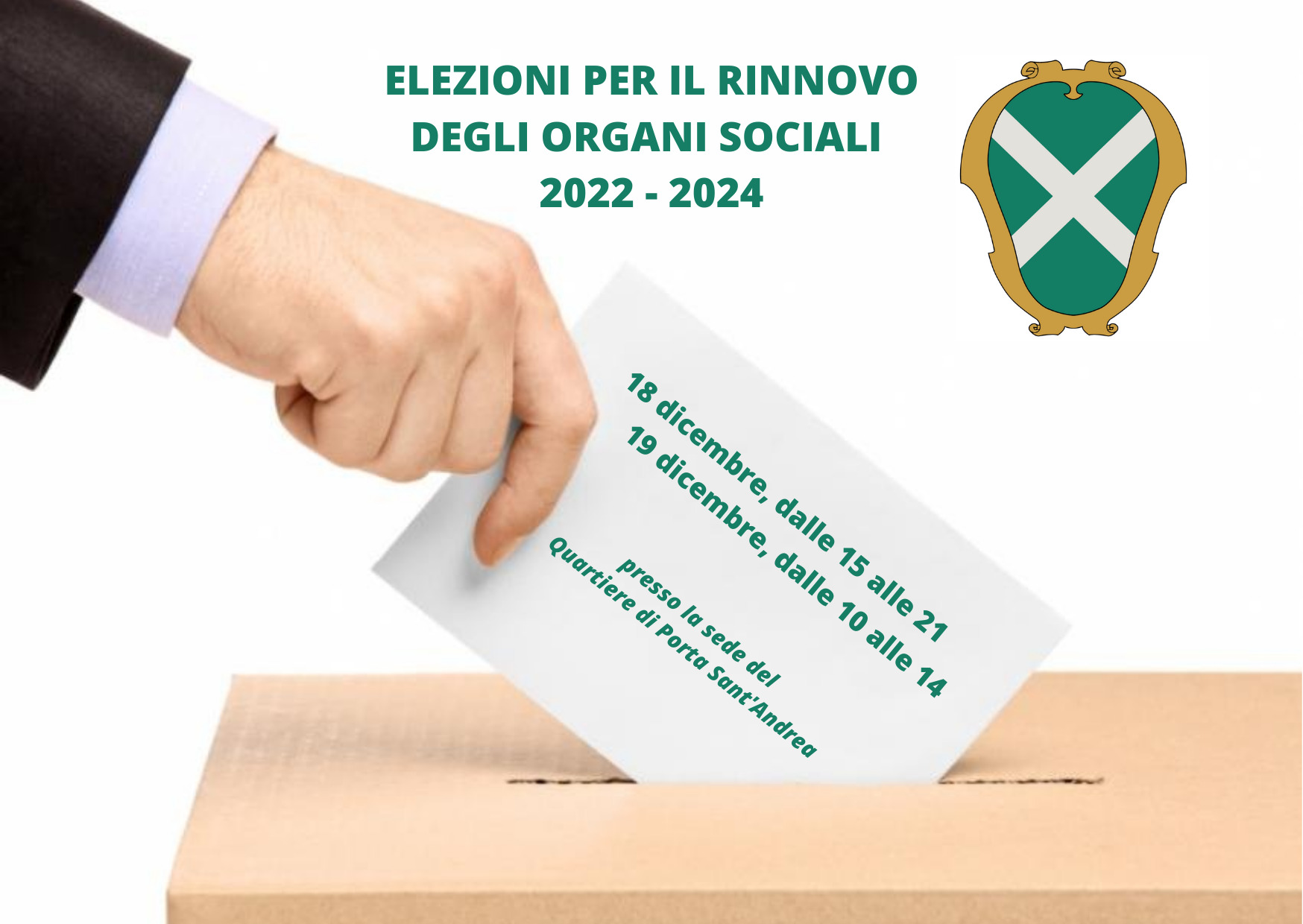 Porta Sant’Andrea: la lista dei candidati per il rinnovo degli organi sociali