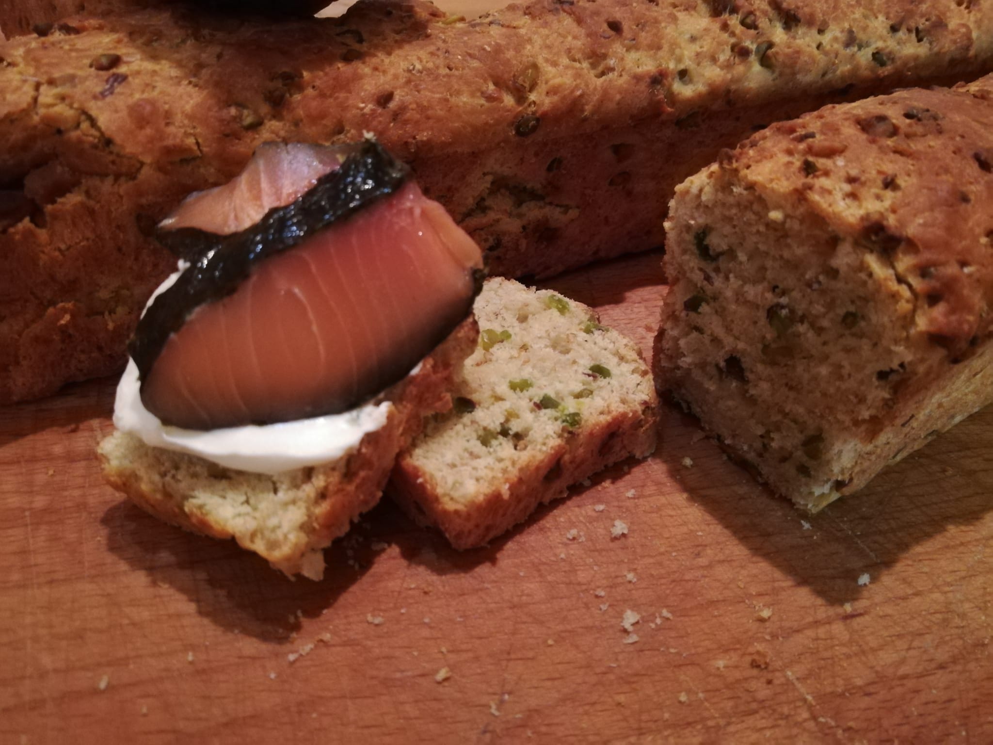 Filoncini pistacchi e parmigiano