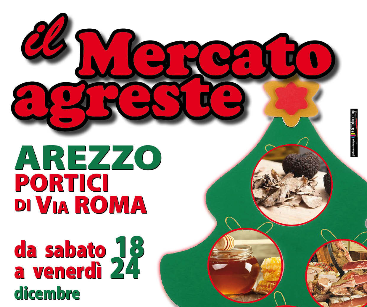 Arezzo: Mercato Agreste sotto i Portici di Via Roma
