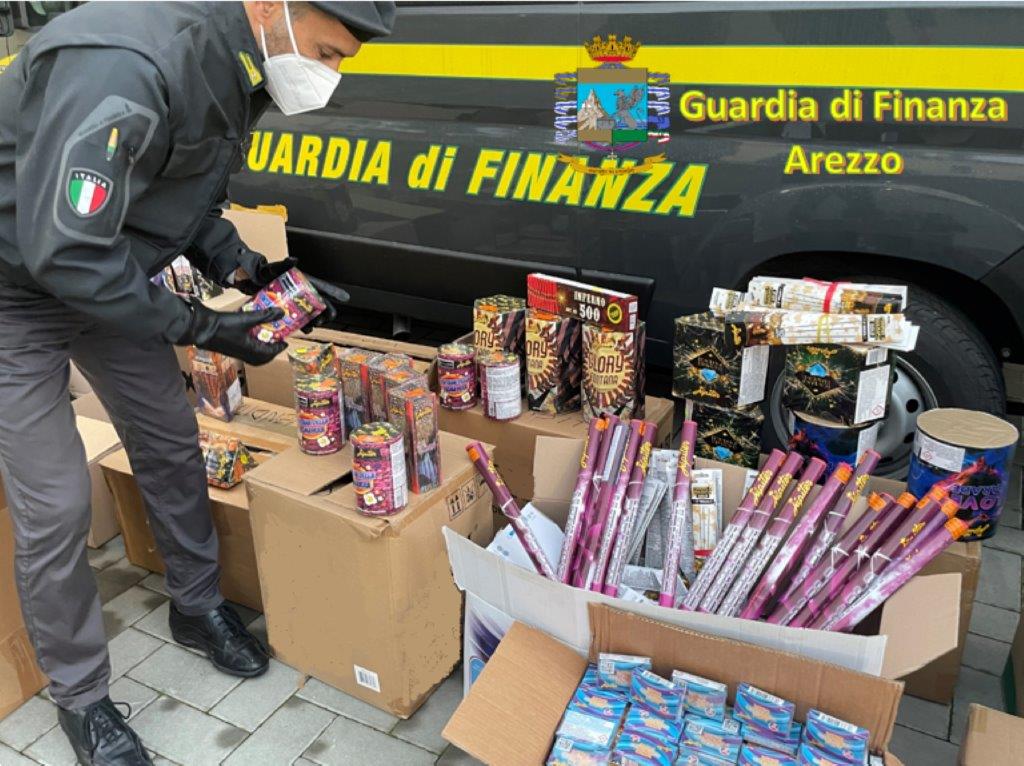 Sequestrati 37mila “fuochi d’artificio” detenuti illegalmente