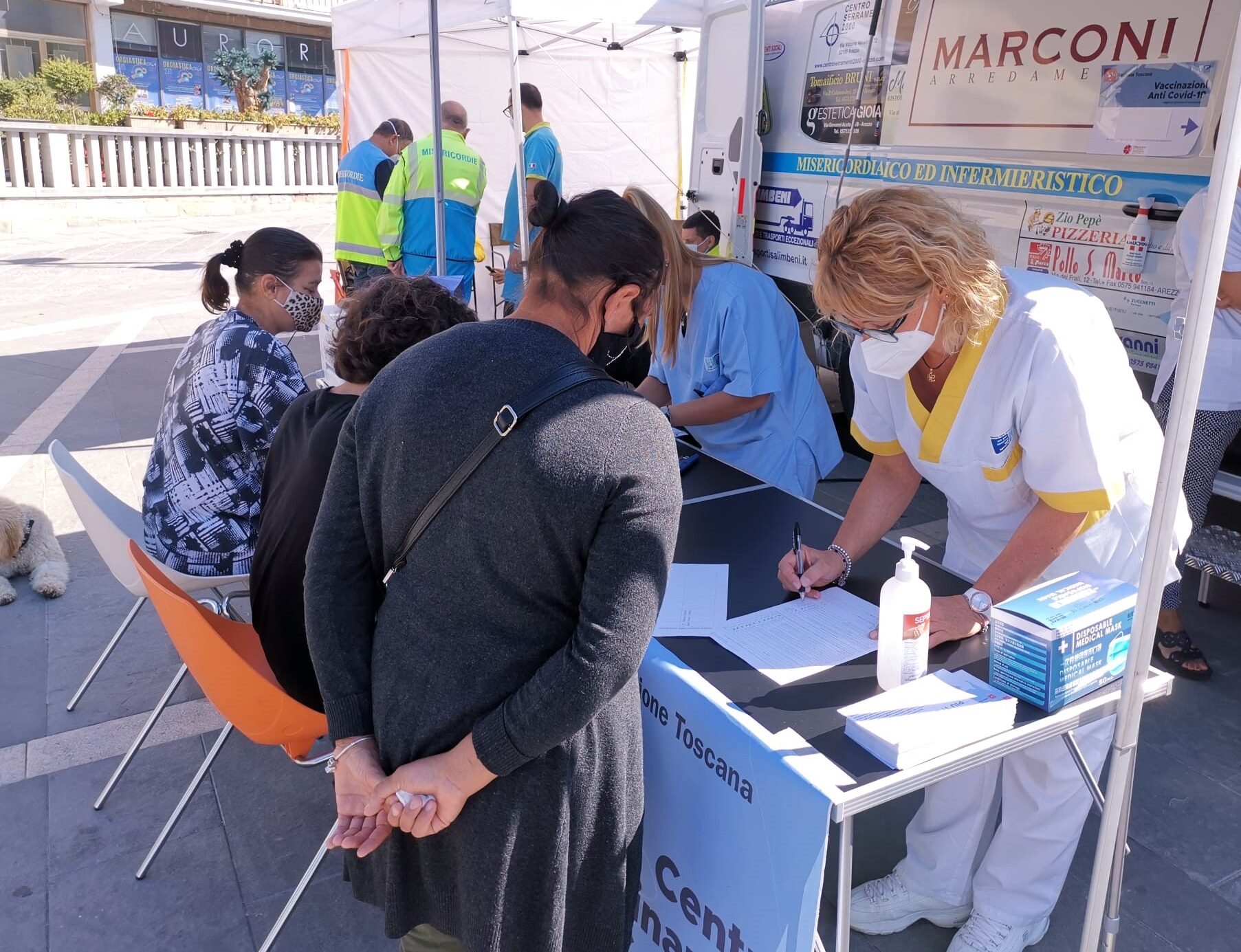 IL 4 giugno a Sansepolcro torna il camper dei vaccini