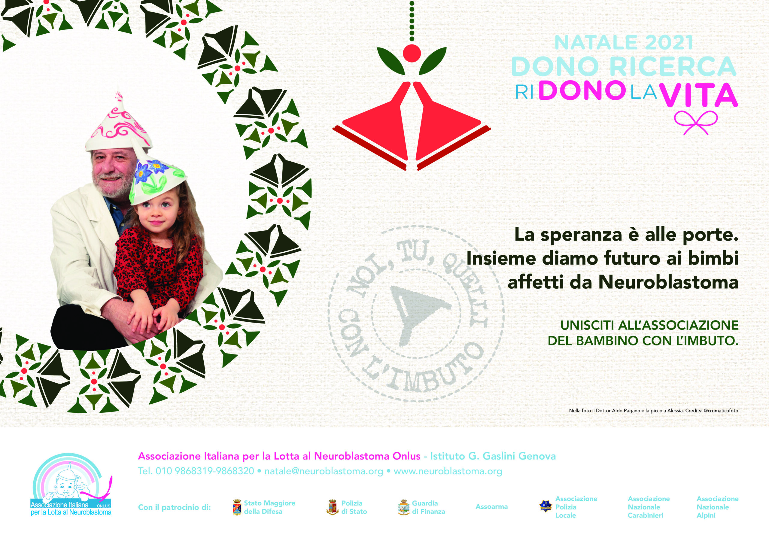 Campagna di Natale dell’Associazione Italiana per la Lotta al Neuroblastoma