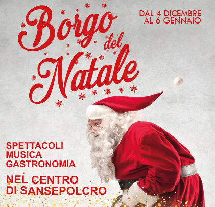 Sansepolcro: “Il Borgo del Natale” inaugura un mese di eventi