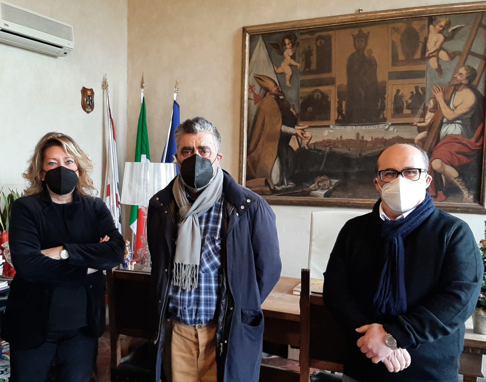 Scarpellini incontra Stefano Civitelli, nipote di Giuseppe Civitelli, ucciso per mano fascista a Monte San Savino