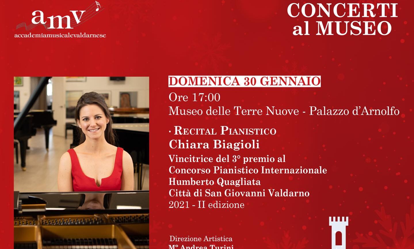 San Giovanni Valdarno, “Concerti al Museo”: ultimo appuntamento con Chiara Biagioli